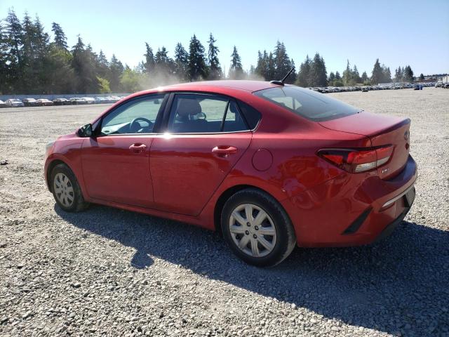 3KPA24AD5ME392378 - 2021 KIA RIO LX RED photo 2