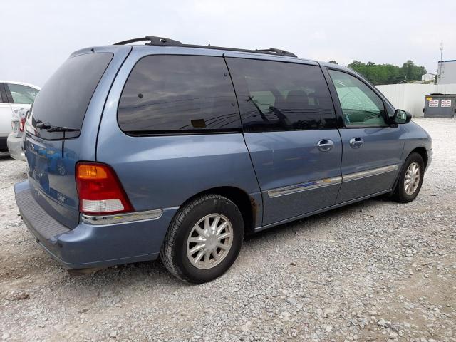 2FMDA5249YBA63731 - 2000 FORD WINDSTAR SE BLUE photo 3