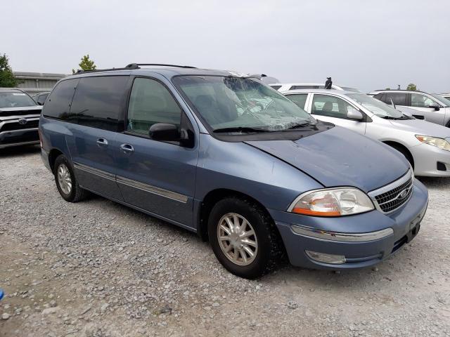 2FMDA5249YBA63731 - 2000 FORD WINDSTAR SE BLUE photo 4