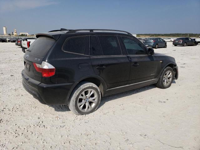 WBXPC9C42AWJ36687 - 2010 BMW X3 XDRIVE30I BLACK photo 3