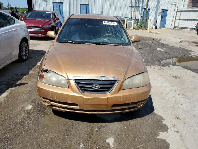 KMHDN46D44U744375 - 2004 HYUNDAI ELANTRA GLS GOLD photo 5