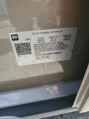 1G1ZG5ST6PF199661 - 2023 CHEVROLET MALIBU RS TAN photo 12