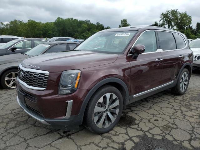 5XYP6DHC9LG095711 - 2020 KIA TELLURIDE S BURGUNDY photo 1