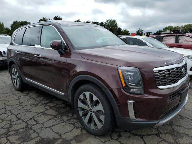 5XYP6DHC9LG095711 - 2020 KIA TELLURIDE S BURGUNDY photo 4