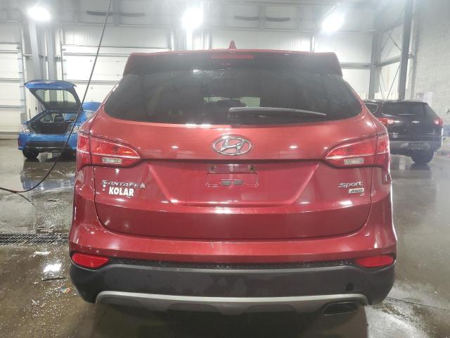 5XYZTDLB2GG340273 - 2016 HYUNDAI SANTA FE S RED photo 6