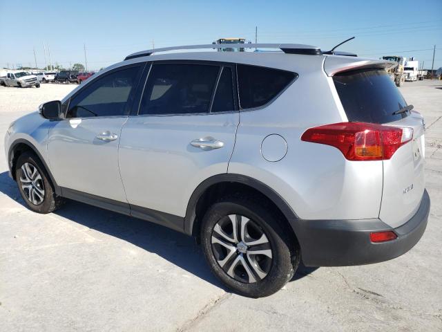 JTMRFREV2FD149283 - 2015 TOYOTA RAV4 XLE SILVER photo 2