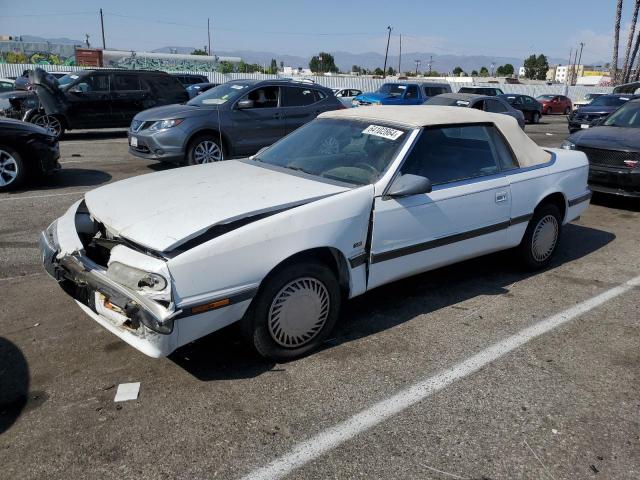 1C3XU553XPF530524 - 1993 CHRYSLER LEBARON LX WHITE photo 1