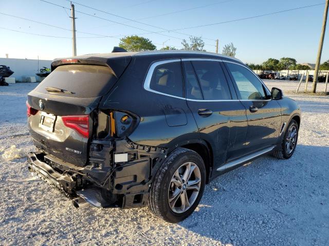 5UXTY3C02M9F93575 - 2021 BMW X3 SDRIVE30I BLACK photo 4