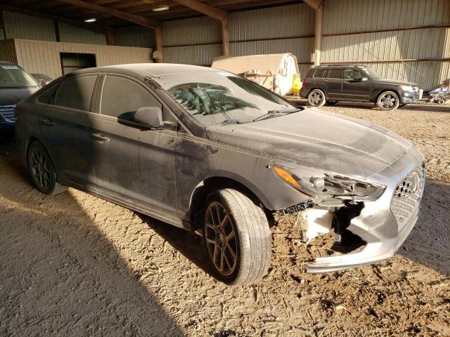 5NPE34AB5KH745725 - 2019 HYUNDAI SONATA LIMITED TURBO GRAY photo 4