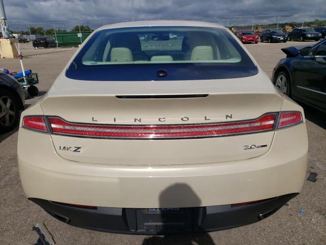 3LN6L2G98ER816247 - 2014 LINCOLN MKZ CREAM photo 6