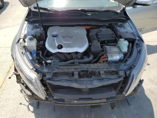 KNAGN4ADXG5098487 - 2016 KIA OPTIMA HYBRID SILVER photo 11