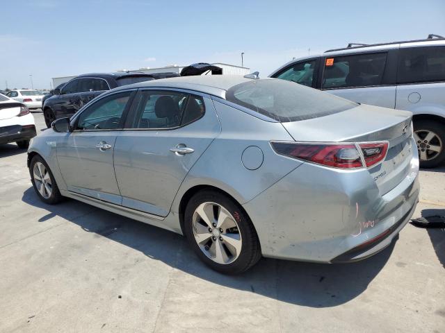 KNAGN4ADXG5098487 - 2016 KIA OPTIMA HYBRID SILVER photo 2