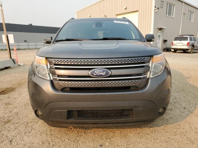 1FM5K8F82FGC18898 - 2015 FORD EXPLORER LIMITED GRAY photo 5