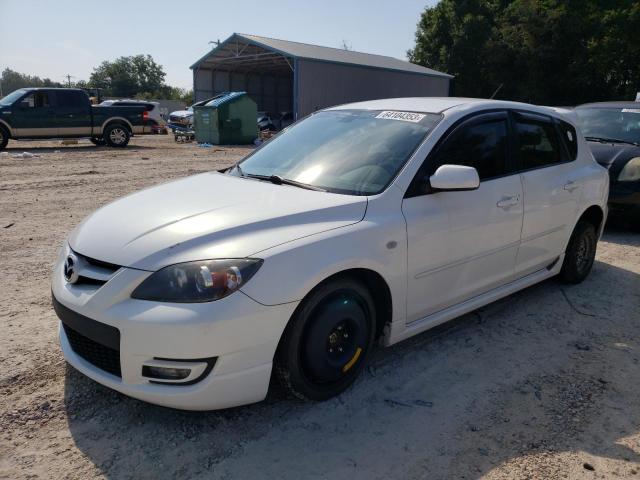 JM1BK34L381118669 - 2008 MAZDA SPEED 3 WHITE photo 1