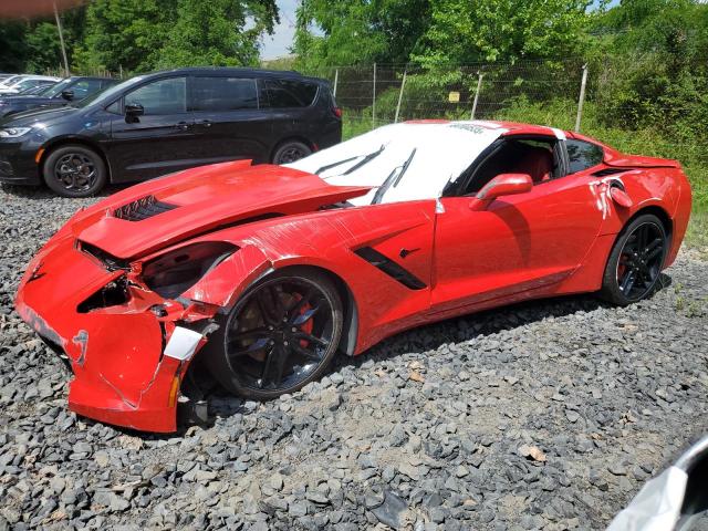 1G1YB2D74K5109933 - 2019 CHEVROLET CORVETTE STINGRAY 1LT RED photo 1