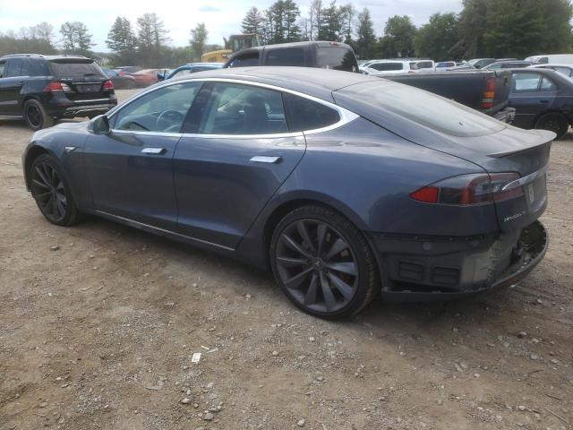 5YJSA1H11EFP52274 - 2014 TESLA MODEL S Boz foto 2