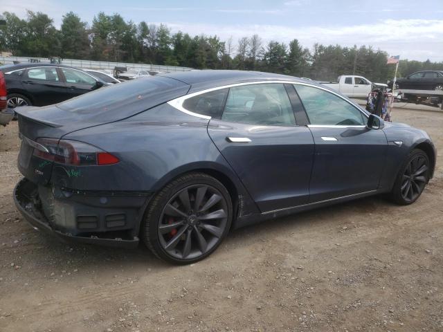 5YJSA1H11EFP52274 - 2014 TESLA MODEL S Boz foto 3