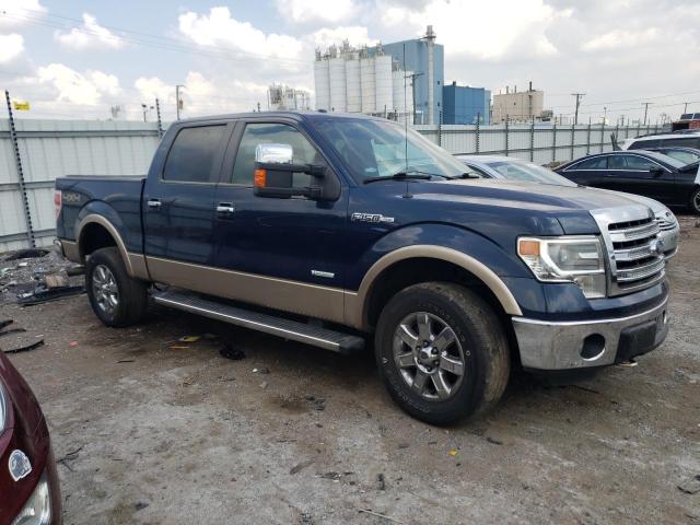 1FTFW1ET0DKD35013 - 2013 FORD F150 SUPERCREW BLUE photo 4