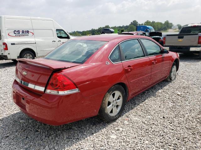 2G1WT58N281285744 - 2008 CHEVROLET IMPALA LT RED photo 3