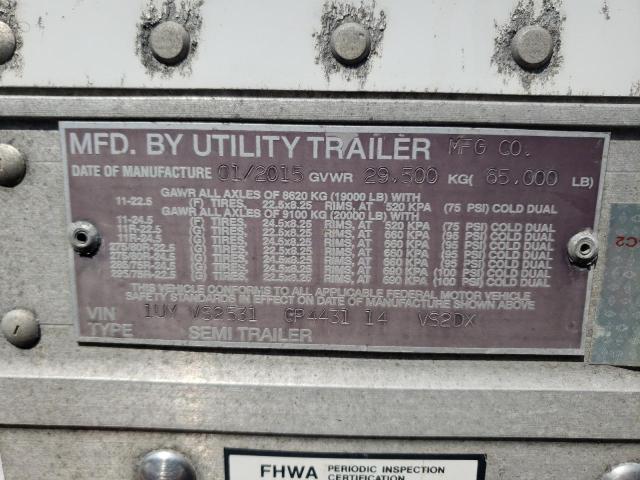 1UYVS2531GP443114 - 2016 UTILITY TRAILER Սպիտակ լուսանկար 10