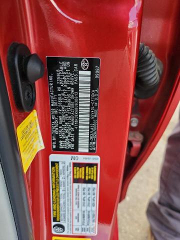 4T1BK3EK6BU630613 - 2011 TOYOTA CAMRY SE 红色 照片 12