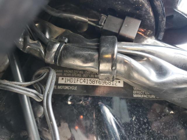 1HD1FC4158Y696812 - 2008 HARLEY-DAVIDSON FLHTCUI CHARCOAL photo 10