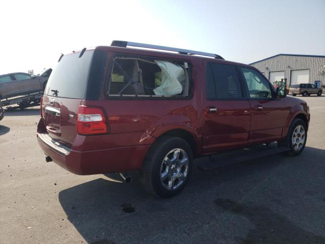 1FMJK2A59EEF28758 - 2014 FORD EXPEDITION EL LIMITED RED photo 3