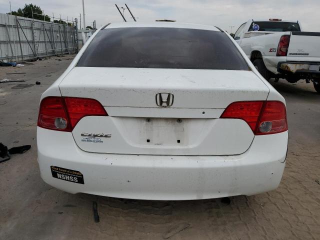 1HGFA16886L093725 - 2006 HONDA CIVIC EX WHITE photo 6