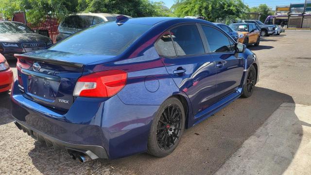 JF1VA1D6XF9813704 - 2015 SUBARU WRX PREMIUM BLUE photo 4