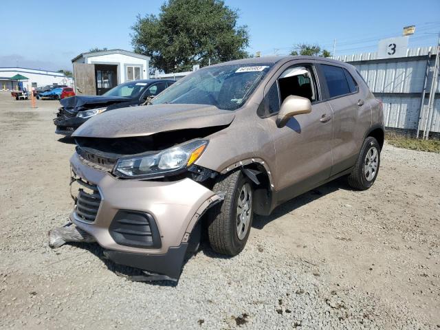 3GNCJKSB4JL164089 - 2018 CHEVROLET TRAX LS BROWN photo 1