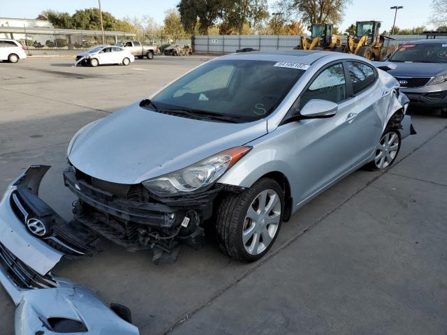 5NPDH4AE6DH272234 - 2013 HYUNDAI ELANTRA GLS SILVER photo 2