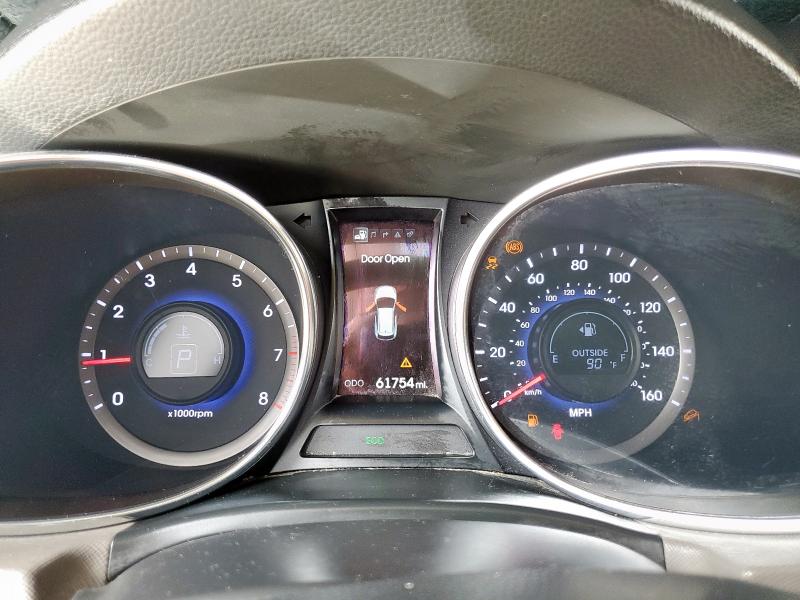 5XYZU3LB6DG094878 - 2013 HYUNDAI SANTA FE S SILVER photo 9