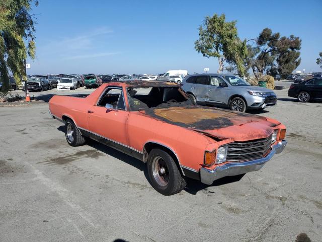 1D80J2L590142 - 1972 CHEVROLET EL CAMINO ORANGE photo 1