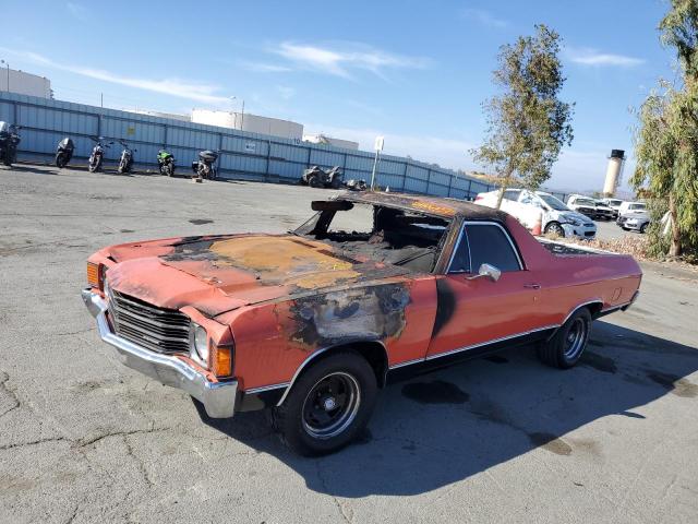 1D80J2L590142 - 1972 CHEVROLET EL CAMINO ORANGE photo 2