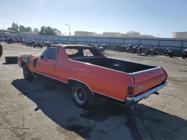 1D80J2L590142 - 1972 CHEVROLET EL CAMINO ORANGE photo 3