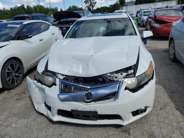 JH4CU2F68DC005362 - 2013 ACURA TSX TECH WHITE photo 5