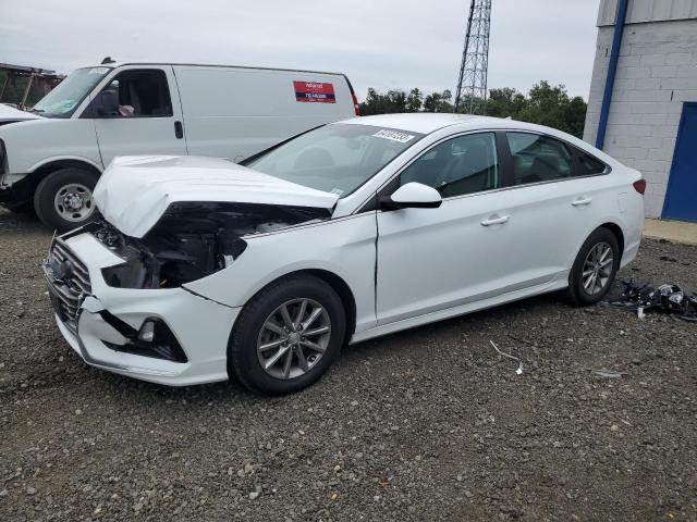 5NPE24AFXKH786079 - 2019 HYUNDAI SONATA SE WHITE photo 1