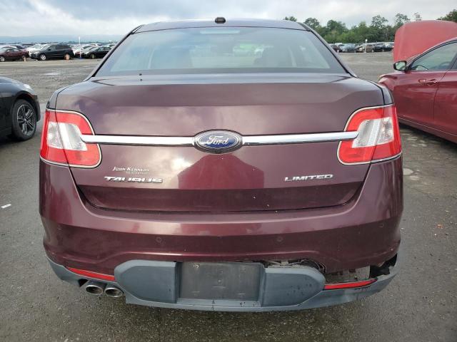 1FAHP2FW9BG113631 - 2011 FORD TAURUS LIMITED BURGUNDY photo 6