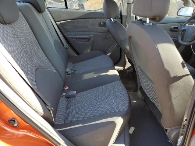 KNADE223596516206 - 2009 KIA RIO BASE ORANGE photo 10