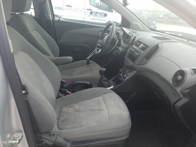 1G1JB6SH9C4113973 - 2012 CHEVROLET SONIC LS SILVER photo 5