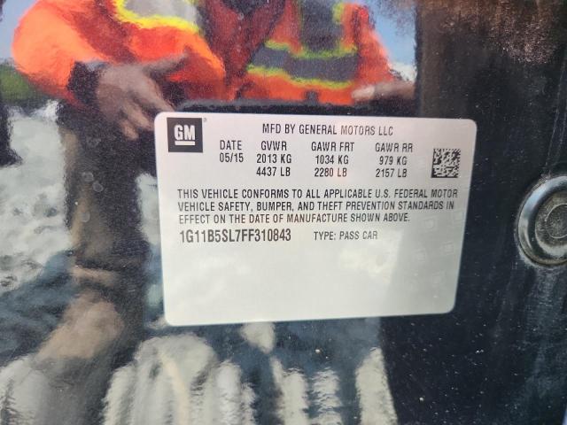 1G11B5SL7FF310843 - 2015 CHEVROLET MALIBU LS BLACK photo 12