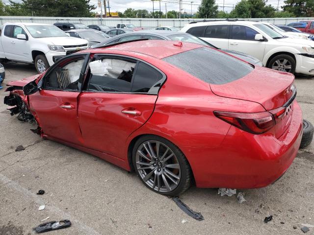 JN1FV7DP6MM850650 - 2021 INFINITI Q50 RED SPORT 400 RED photo 2