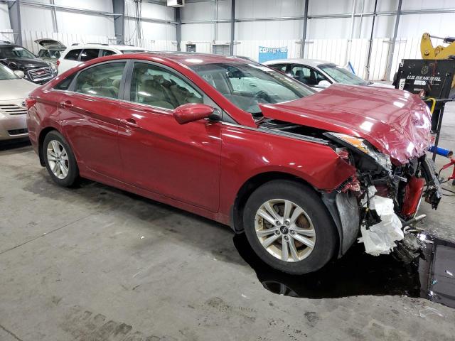 5NPEB4AC8BH289201 - 2011 HYUNDAI SONATA GLS RED photo 4