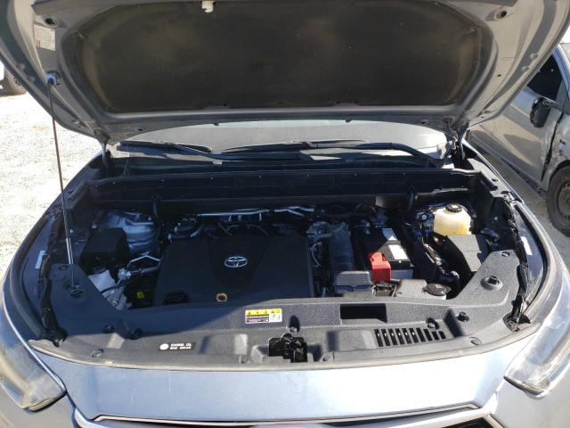 5TDHZRAHXMS033124 - 2021 TOYOTA HIGHLANDER XLE BLUE photo 12