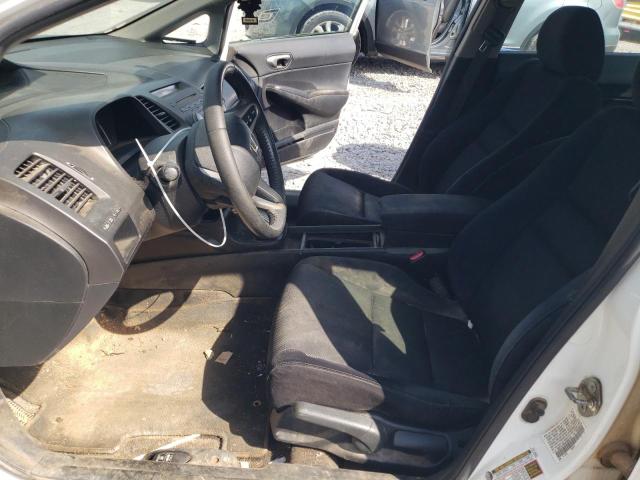 19XFA1F6XAE064144 - 2010 HONDA CIVIC LX-S თეთრი ფოტო 7