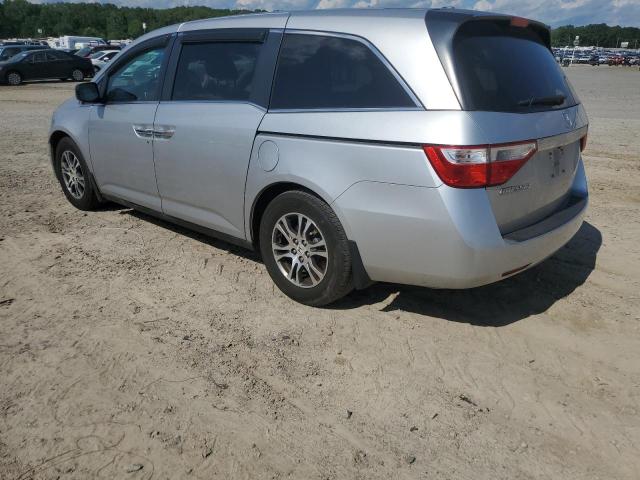 5FNRL5H6XDB069130 - 2013 HONDA ODYSSEY EXL SILVER photo 2