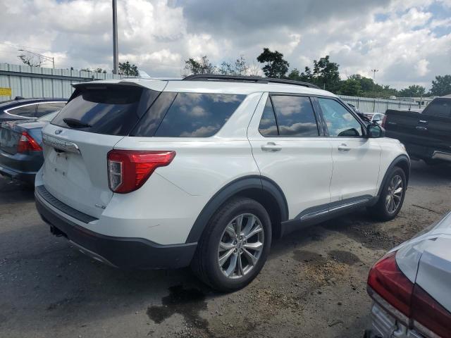 1FMSK8DH6MGA36639 - 2021 FORD EXPLORER XLT WHITE photo 3