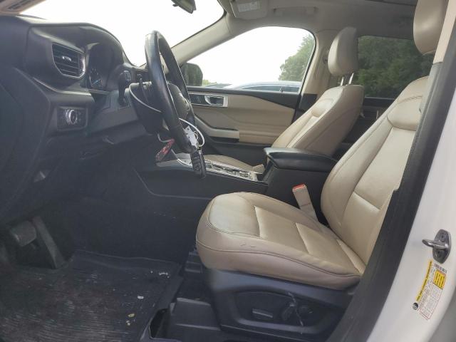 1FMSK8DH6MGA36639 - 2021 FORD EXPLORER XLT WHITE photo 7