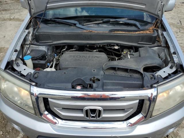 5FNYF3H51BB056231 - 2011 HONDA PILOT EXL SILVER photo 12