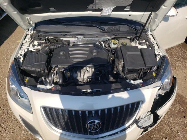 2G4GV5GV2C9155007 - 2012 BUICK REGAL GS WHITE photo 11